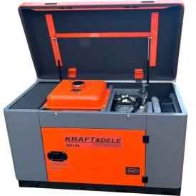 Generator electric monofazat diesel KraftDele KD198, 14 kW nominal / 15,5 kW maxim, pornire electrică, AVR - Img 6