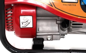 Generator electric monofazat pe benzină KraftDele KD110, 1500W, 230V + 12V, cu voltmetru și pornire mecanică - Img 10