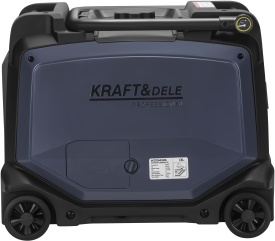 Generator inverter KraftDele KD3435 4 kW, 230V, benzină, pornire electrică și manuală, carcasă insonorizată - Img 6