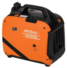 Generator inverter monofazat KraftDele KD3155, 2,6 kW, 230V, cu mod ECO și ieșire 12V, sursă mobilă de curent pentru casă, atelier și camping - Img 6