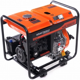 Generator monofazat KraftDele KD167 6 kW, 230V, pornire electrică și manuală, pentru alimentare de rezervă
