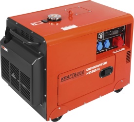 Generator profesional DIESEL 230V/400V KraftDele KD3241 – 6,5/7 kW, Cabanizat Silențios, ATS Inclus, Pornire Electrică - Img 2