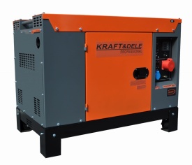 Generator profesional trifazic DIESEL KraftDele KD152 – 12/13 kW, 230V/400V, Pornire electrică, Motor V-Twin 2 cilindri, AVR, Bobinaj 100% cupru - Img 9