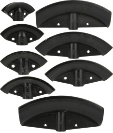 Îndoit țevi hidraulic Mar-Pol M55671, 16 tone, cu 8 profile pentru îndoire 0-90° a țevilor și elementelor metalice - Img 6