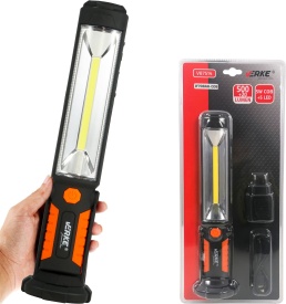 Lampă LED de atelier MaxRom V87514 cu acumulator 2600 mAh, magnet, lumină COB 5W și funcție powerbank - Img 2