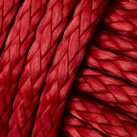 Lină sintetică pentru troliu electric KraftDele KD1319, 8 mm x 24 m, Dyneema, cu cârlig și ochet, sarcină 6800 kg - Img 3