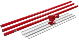 Listă manuală pentru nivelarea betonului KraftDele KD3572, aluminiu, tijă 5,4 m, lamă 120 cm
