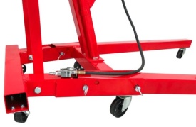 Macara hidraulică-pneumatică pliabilă VERKE 2T pentru atelier auto, ridicare motoare și manipulare sarcini grele - Img 10