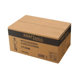 Macara manuală cu lanț KraftDele KD3502, 3T, înălțime de ridicare 6 m, pentru ateliere, hale și șantiere - Img 7