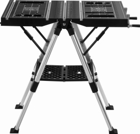 Masă de lucru multifuncțională pliabilă 350 kg KraftDele KD11870 – banc de lucru / suport tăiere 82×63 cm - Img 2