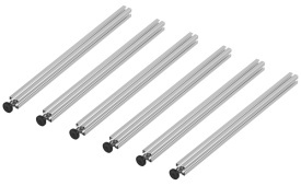Masă de lucru plăci mari format KraftDele KD11983 – 360x150cm, înălțime 80cm, 6 picioare, 250kg capacitate, aluminiu/otel, pliabilă - Img 7