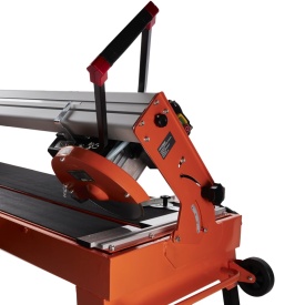 Masă de tăiat plăci ceramice, gresie sau piatră electrică KraftDele KD1372 – 2200W, 1200mm lungime, disc 230mm, tăiere 45mm, unghi 0-45°, apă/răcire, IP54 - Img 6