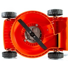 Mașină de tuns gazon pe benzină DEMON 40 cm cu coș colector, carcasă compozit și reglaj înălțime, model M88099 - Img 11