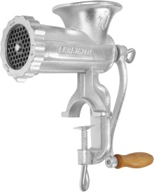 Mașină manuală de tocat carne KraftDele KD4192, mărimea 10, cu site și pâlnii pentru cârnați - Img 2