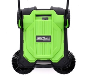 Măturătoare manuală mecanică KraftDele KD5143, lățime de lucru 65 cm, colector 20 L pentru alei, curți și pavaje - Img 7