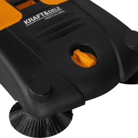 Măturător manual 700 mm 14L KraftDele KD5128 pentru curte, hală și atelier - Img 5