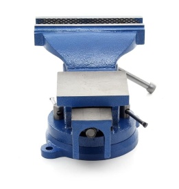 Menghină rotativă de banc 150 mm cu nicovală KraftDele KD1103, din oțel, pentru atelier și lucrări de prindere - Img 7