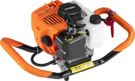 Motoburghiu de pământ pe benzină KraftDele KD5217, 52 cm³, 4,9 kW, 2 timpi, pentru găuri în sol, stâlpi, garduri și fundații