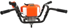 Motoburghiu pe benzină Mar-Pol M84001/3, 5,2 CP, cu burghie 100/150/200 mm pentru găuri în sol, garduri și plantări - Img 3