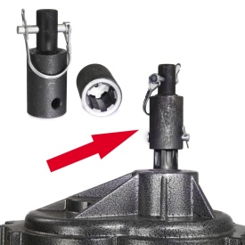 Motoburghiu profesional DEMON 173cc – motor 6 CP, transmisie planetară 20:1, adaptor burghie 20mm M83120 - Img 5