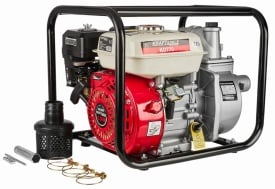 Motopompa benzina KraftDele KD770 – 600L/min, 2", înălțime 28m, motor 4 timpi 5.5CP, corp aluminiu, pornire manuală - Img 2