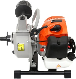 Motopompă de apă pe benzină KraftDele KD5060 Debit 300 L/min Conexiune 1 inch, Motor 2 timpi, Autoamorsantă, Cadru protecție oțel - Img 11