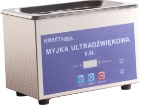 Myjka cu ultrasunete KraftDele KD504, 0,8L, cu afișaj LCD, pentru bijuterii, ochelari, ceasuri și obiecte delicate - Img 5