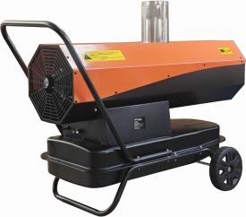 Nagrzewnică cu motorină 40 kW KraftDele KD5962, încălzire directă pentru hală, atelier, depozit și șantier - Img 6
