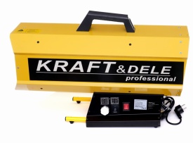 Nagrzewnică pe gaz KraftDele KD11733, 60 kW, cu termostat automat, reductor și furtun incluse - Img 7