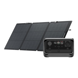 Pachet: Stație de alimentare EcoFlow River 3 Plus + panou solar portabil 160W