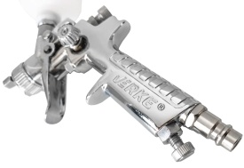 Pistol de vopsit pneumatic HVLP VERKE H-2000P, duză 1,0 mm, rezervor 125 ml, pentru finisaje și retușuri precise - Img 4