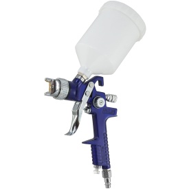 Pistol de vopsit pneumatic HVLP VERKE H-827P, duză 1,4 mm, rezervor superior 600 ml, pentru lucrări de vopsire precise - Img 2