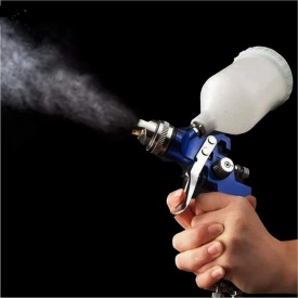 Pistol de vopsit pneumatic HVLP VERKE H-827P, duză 1,4 mm, rezervor superior 600 ml, pentru lucrări de vopsire precise - Img 12