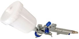 Pistol de vopsit pneumatic HVLP VERKE H-888P, duză 1,5 mm, rezervor 600 ml, pentru lucrări de vopsire precise și uniforme - Img 6
