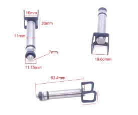 Piston A de schimb pentru pompa cric hidraulic 2.5T NR.1445
