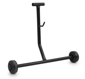 Placă compactoare 120kg MAR-POL M79517 – 6.5 CP, forță centrifugală 18kN, adâncime 35cm, sistem anti-vibrații, roți transport - Img 9