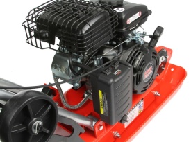 Placă compactoare 48kg MAR-POL MP-60 M79510 – motor OHV, forță 8.2kN, adâncime 20cm, covor cauciuc și roți incluse - Img 8