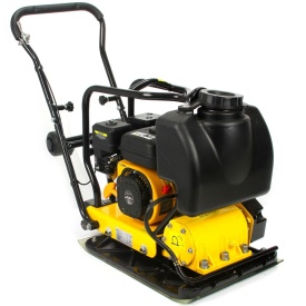 Placă compactoare 85kg MAR-POL M79513 – 6.5 CP, forță centrifugală 15kN, adâncime 30cm, sistem anti-vibrații, roți transport