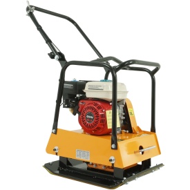 Placă compactoare unidirecțională VERKE C120HC, motor 6,5 CP, 98 kg, cu roți transport și talpă din cauciuc - Img 4