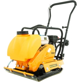 Placă compactoare unidirecțională Verke C80THC, motor 6,5 CP, 78 kg, cu roți transport și rezervor apă - Img 2