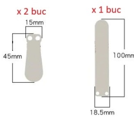 Placa supapa cap compresor piston de 80mm (2buc/set) CH020 - Img 1