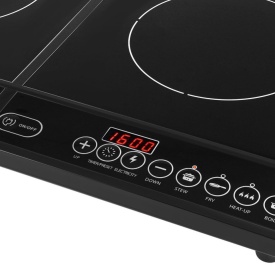 Plită cu inducție dublă KraftDele KD4167, 2000 W, 2 zone de gătire, panou tactil, 4 moduri de lucru și timer - Img 9