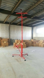 Podnoșnic pentru plăci gips-carton Mar-Pol M80070, ridicare până la 3,35 m, capacitate 68 kg, cu frâne și bază pliabilă - Img 9