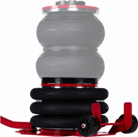 Podnoșnic pneumatic tip bałwanek KraftDele KD470, 3,5T, ridicare 150-400 mm, pentru service auto și garaj - Img 4