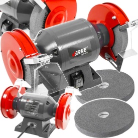 Polizor de banc 150 mm cu 2 discuri abrazive, 250 W, pornire lină și protecții reglabile, MaxRom V08030 - Img 6