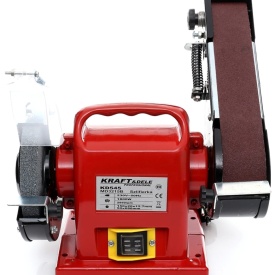 Polizor de banc 2 în 1 KraftDele KD545, 1800W, cu bandă abrazivă și disc pentru ascuțire, șlefuire și curățare metal - Img 8