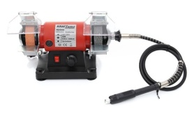 Polizor de banc KraftDele KD544 200W cu ax flexibil și turație reglabilă pentru șlefuire și polizare de precizie - Img 6