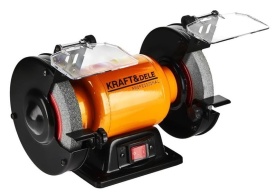 Polizor de banc KraftDele KD565, 1700W, 150x20x12,7 mm, cu 2 pietre de polizare pentru ascuțire, curățare și finisare - Img 7