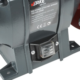Polizor de banc uscat și umed 150/200 mm, 250 W, cu 2 discuri laterale, pentru ascuțire și șlefuire precisă MaxRom V08031 - Img 4