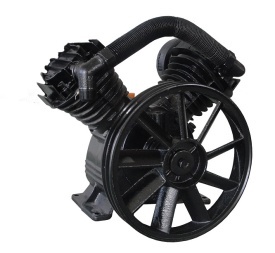 Pompă compresor cu 2 cilindri Mar-Pol HV-2090 M806822, 12,5 bar, 480 l/min, lubrifiere cu ulei, cilindri din fontă - Img 2